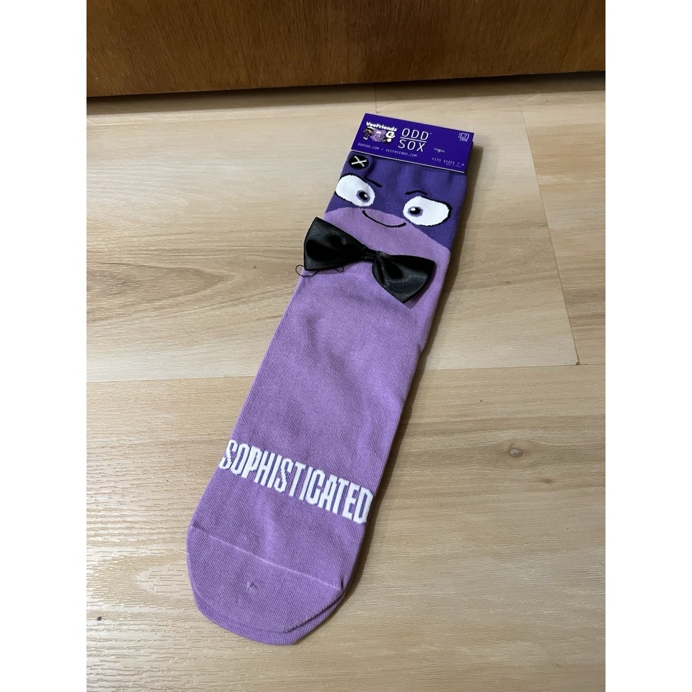 New Odd Sox VeeFriends‎ Sophisticated Stingray Crew Sock Mens Size 7-9 NWT
